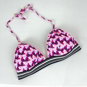 Victoria's Secret Pink Charm Halter Bikini Top Women's Size Medium
